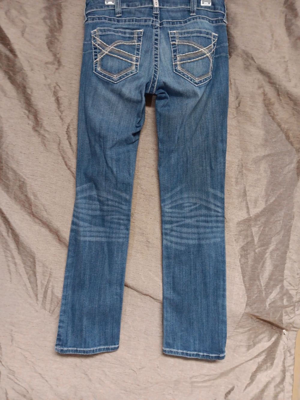 Ariat Woman's Real Denim Jeans with Branded Button - Picture 3 of 9